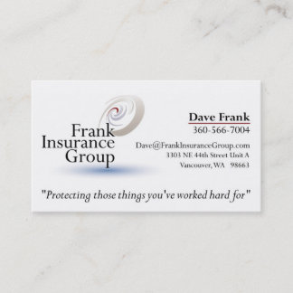 FrankInsuranceGroup 2 Visitkort