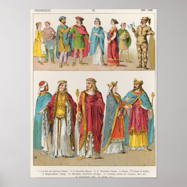 Frankish Dress Poster (Framsidan)