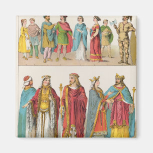Frankish klänning magnet
