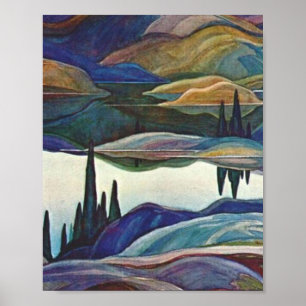 Franklin Carmichael - Spegel Sjö Poster