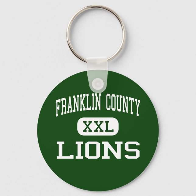 Franklin County - Lejon - High - Carnesville Nyckelring (Framsida)