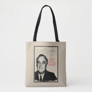 Franklin D. Roosevelt citationstecken Tygkasse