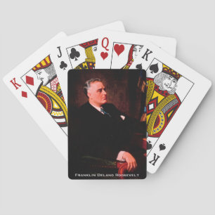 Franklin D. Roosevelt, EJFLU 32:a POTUS Politik Casinokort