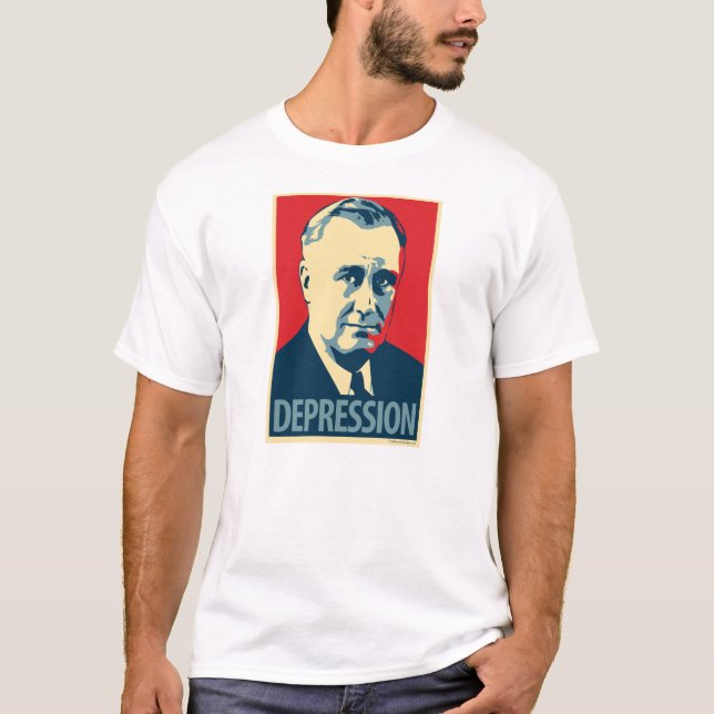 Franklin D. Roosevelt - fördjupning: OHP-T-tröja T-shirt (Framsida)