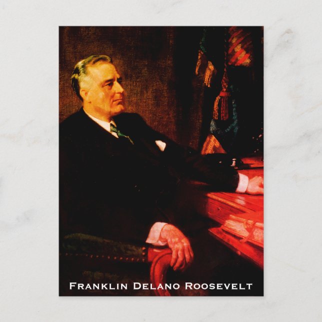 Franklin D. Roosevelt, Förenta staternas president Helg Vykort (Framsida)