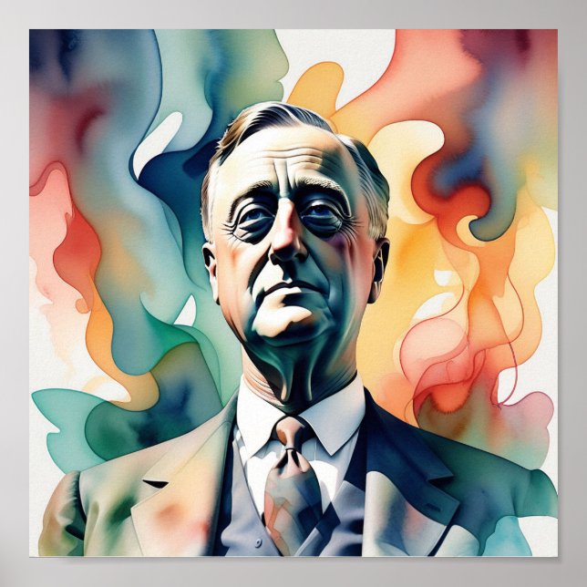 Franklin D. Roosevelt Poster (Framsidan)