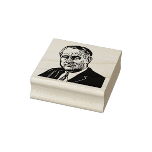 Franklin D Roosevelt Rubber Frimärke Stämpel