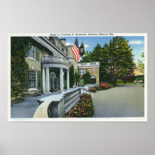 Franklin D Roosevelts hus Poster