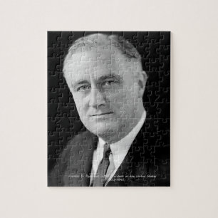 Franklin D. Roosevlt 32:a presidenten USA Pussel