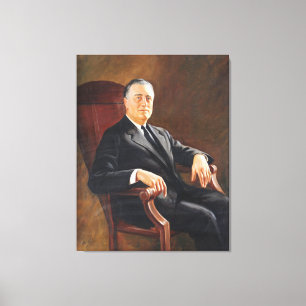 FRANKLIN DELANO ROOSEVELT av Jacob H. Perskie Canvastryck