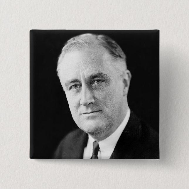 Franklin Delano Roosevelt Knapp (Framsida)
