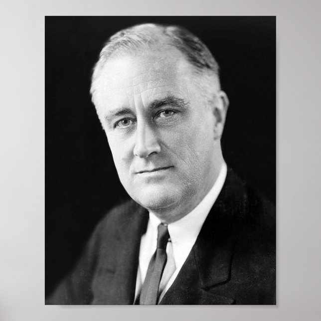 Franklin Delano Roosevelt Poster (Framsidan)