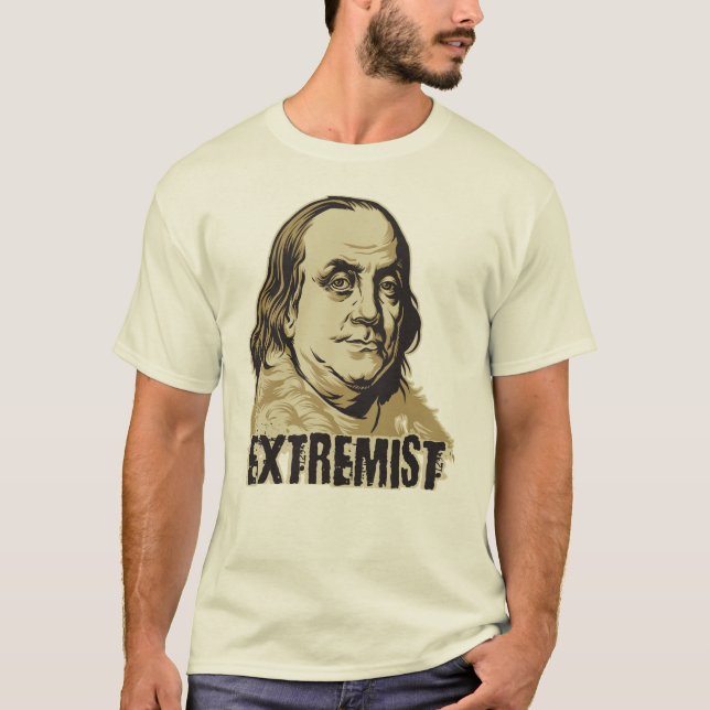 Franklin extremistT-tröja Tee (Framsida)