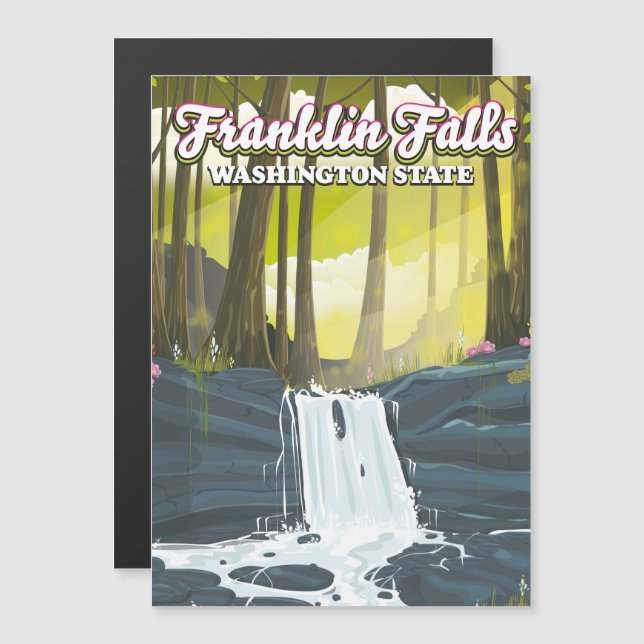Franklin Falls Washington, USA (Fram/baksida)