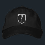 Franklin Family Brev "F" Black Hat Broderad Keps<br><div class="desc">Franklin Family Brev "F" Black Hat</div>