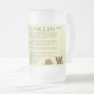 Franklin Family Namn Beer Mugg