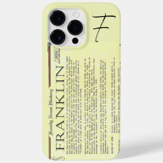 Franklin Historik Namn Iphone case