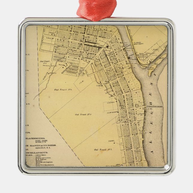 Franklin Julgransprydnad Metall (Framsidan)