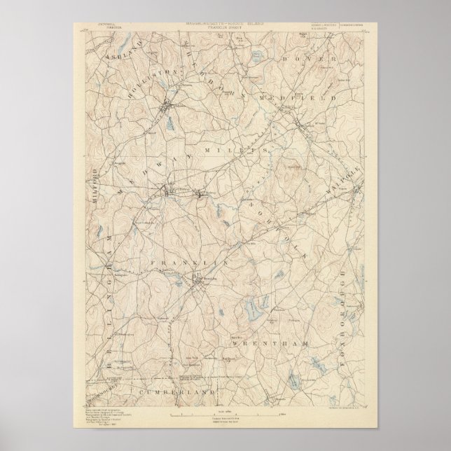 Franklin, Massachusetts Poster (Framsidan)