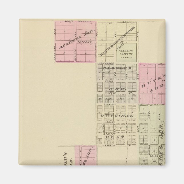 Franklin, Nebraska Magnet (Framsidan)