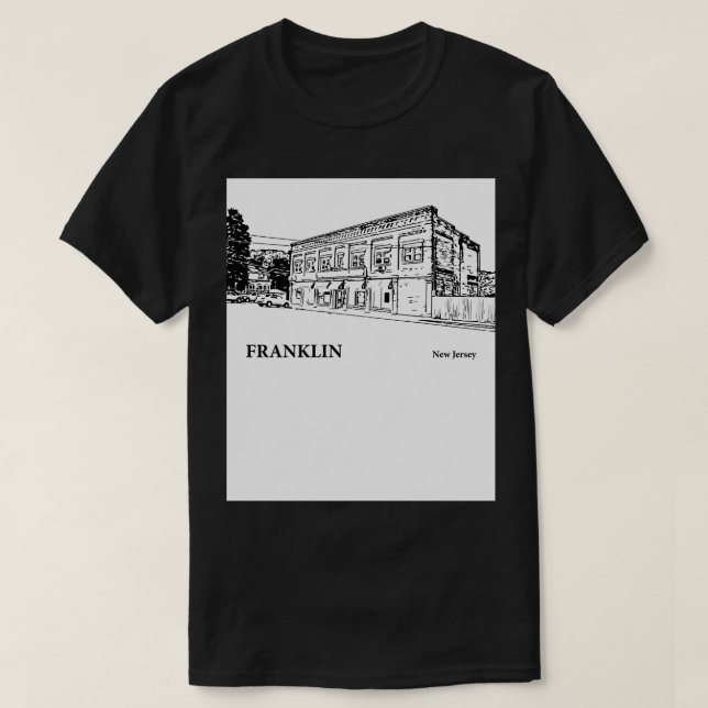 Franklin New jersey 3 T Shirt (Design framsida)