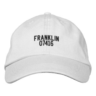 Franklin New Jersey mössa Broderad Keps