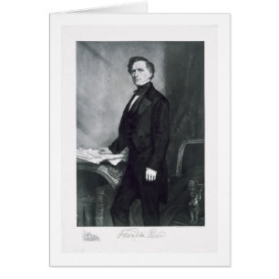 Franklin Pierce, 14:e presidenten för United Stat Hälsningskort