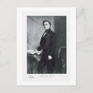 Franklin Pierce, 14:e presidenten för United Stat Vykort