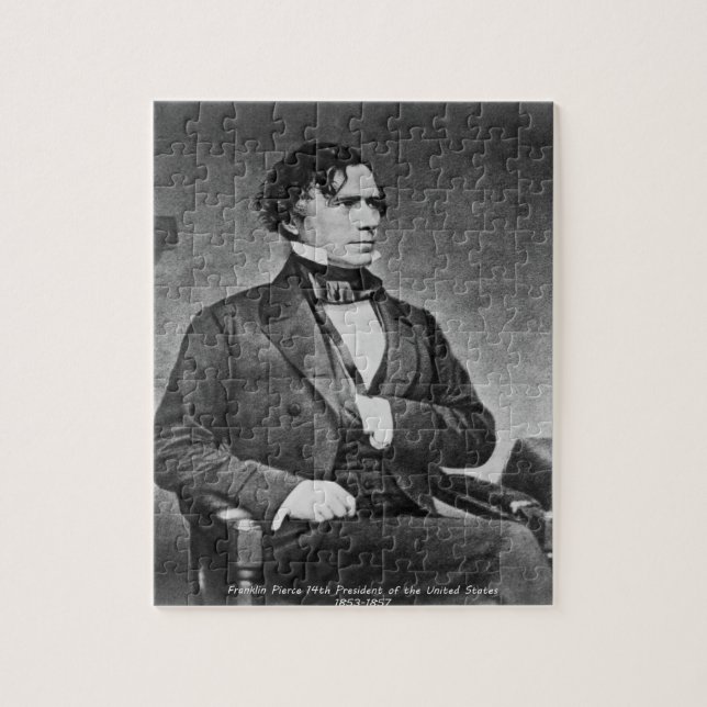Franklin Pierce 14:e presidenten i Amerika. Pussel (Vertikal)