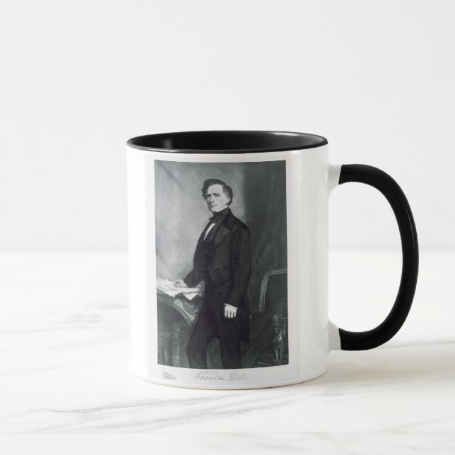 Franklin Pierce 14th president av den eniga Mugg (Höger)