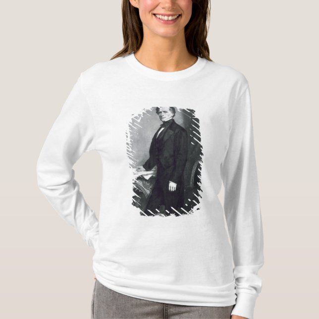 Franklin Pierce 14th president av den eniga T Shirt (Framsida)