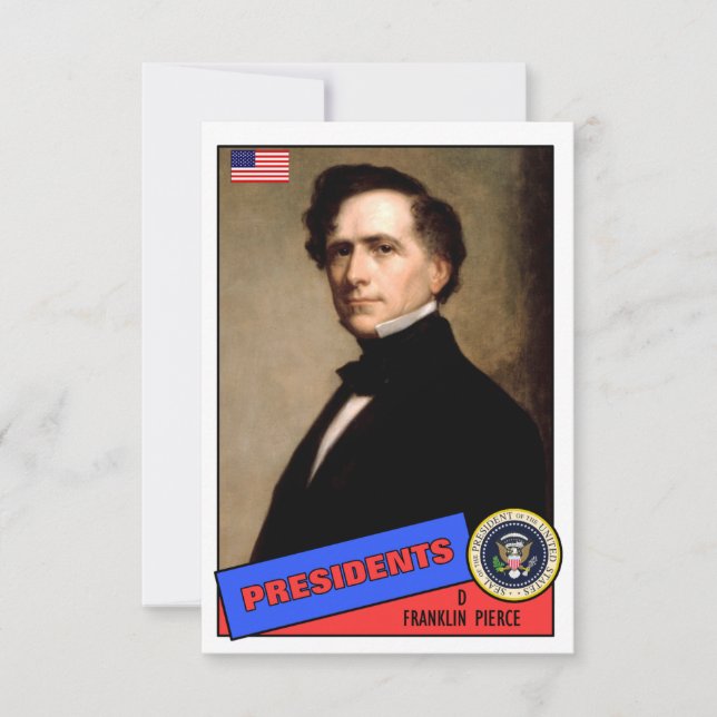 Franklin Pierce Basebollkort (Framsida)