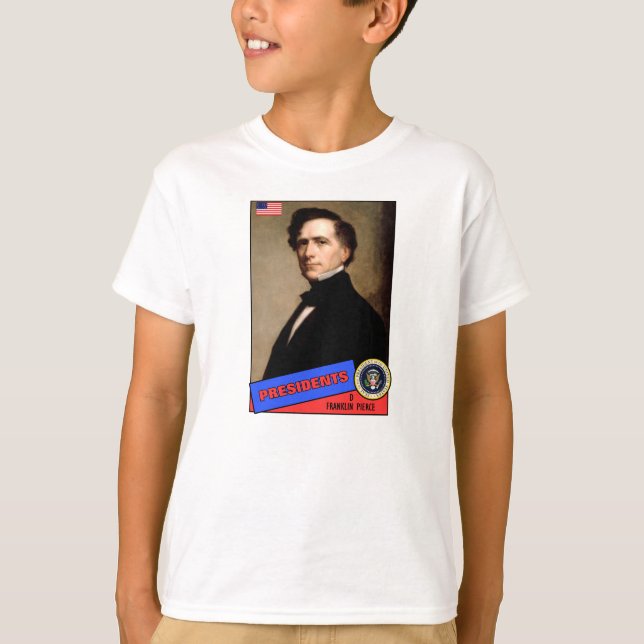Franklin Pierce Basebollkort T-shirt (Framsida)