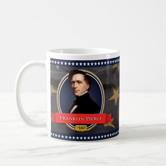 Franklin Pierce historisk mugg (Vänster)