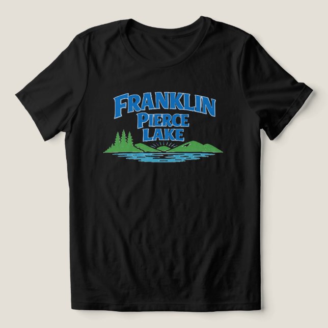 Franklin Pierce Lake Damtröja T Shirt (Design Framsida)