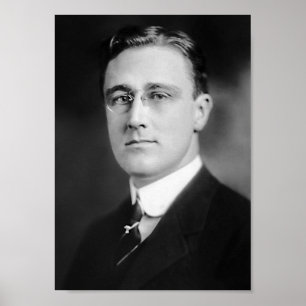 Franklin Roosevelt - biträdande sekreterare för fl Poster