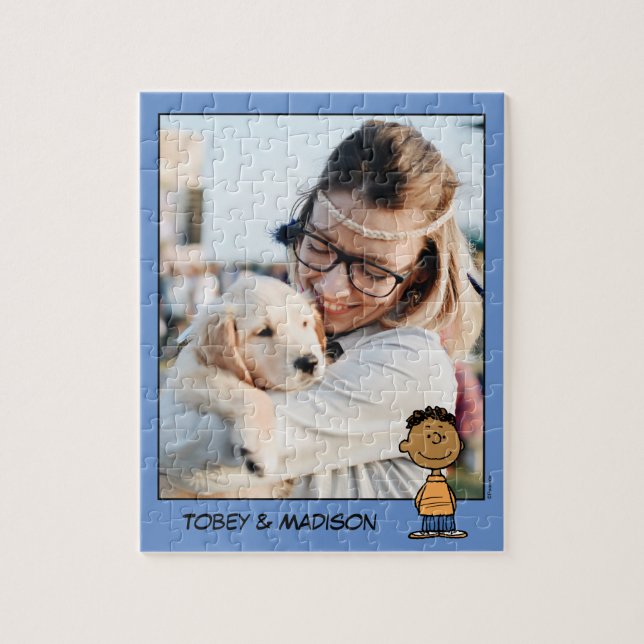 Franklin Smiling | Lägg till foto Pussel (Vertikal)