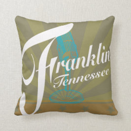 Franklin Tennessee dekorativ kudde