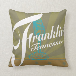 Franklin Tennessee dekorativ kudde