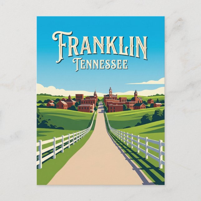 Franklin USA Vykort (Framsida)