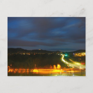 Franklin utkanten, Tennessee i natt Vykort