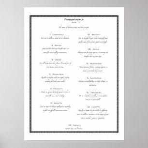 Franklins rådgivning poster