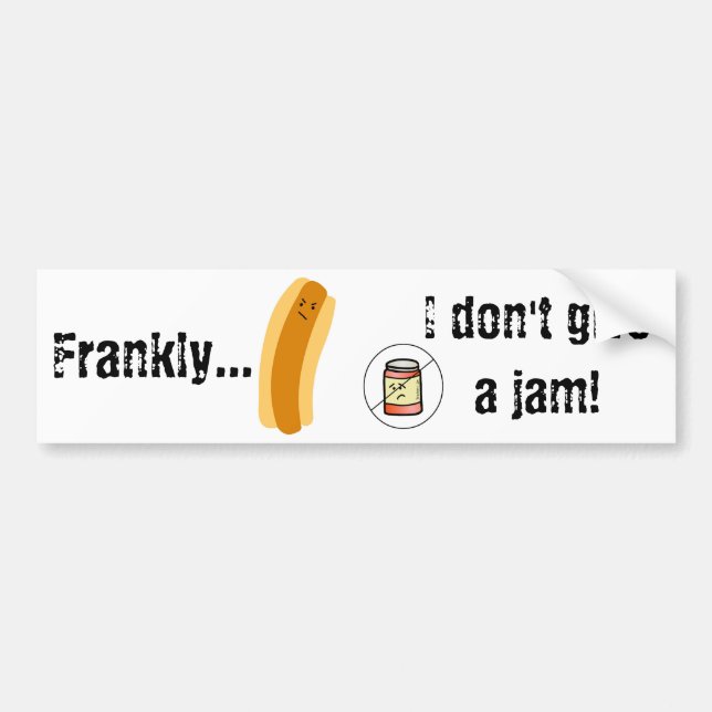 Frankly…, ger jag inte en sylt! Bildekal (Framsidan)