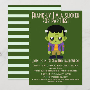 FRANKLY JAG ÄR EN SUCKER FÖR PARTY HALLOWEEN INBJUDNINGAR