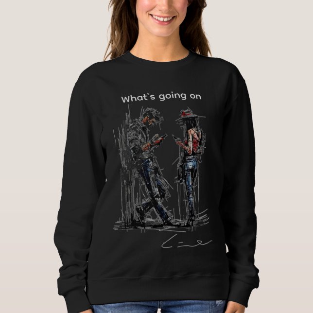 Frånkopplade Tillsammans, Digitalt beroende  T Shirt (Framsida)