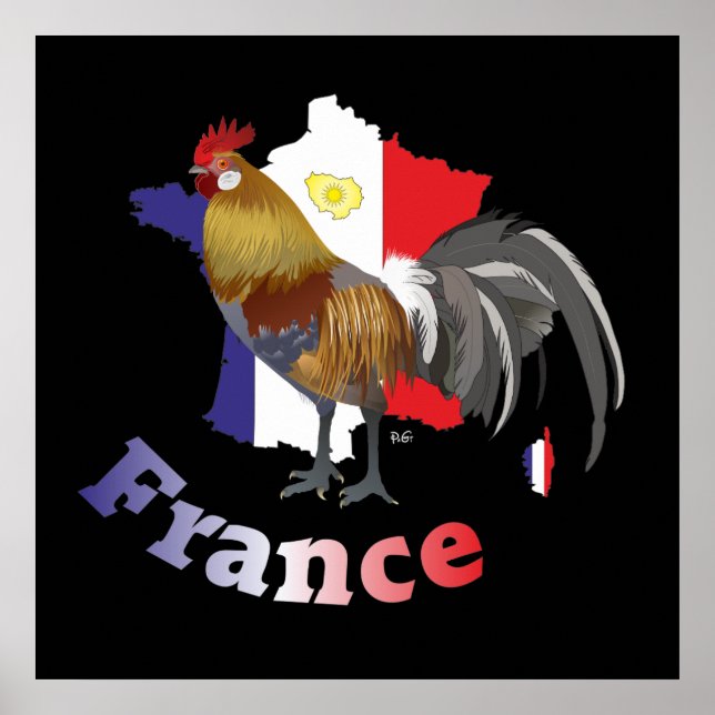 Frankreich, France, Francia Poster (Framsidan)