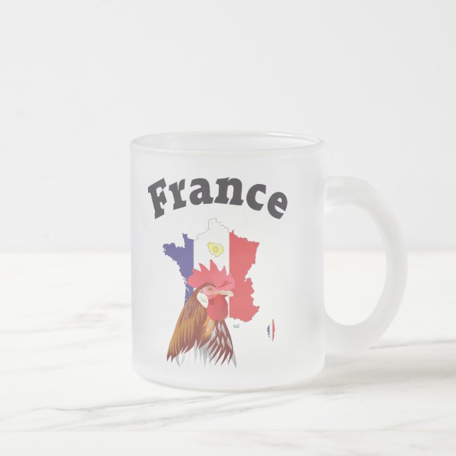 Frankreich France Francia Tasse Frostad Glasmugg (Höger)