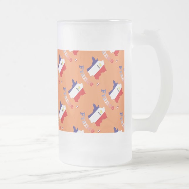 Frankreich France Francia Tasse Frostat Ölglas (Höger)