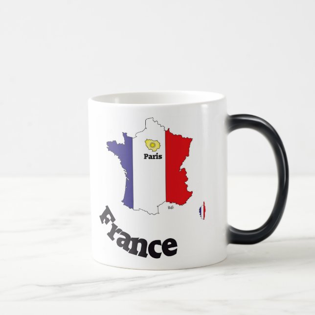 Frankreich France Francia Tasse Magisk Mugg (Höger)