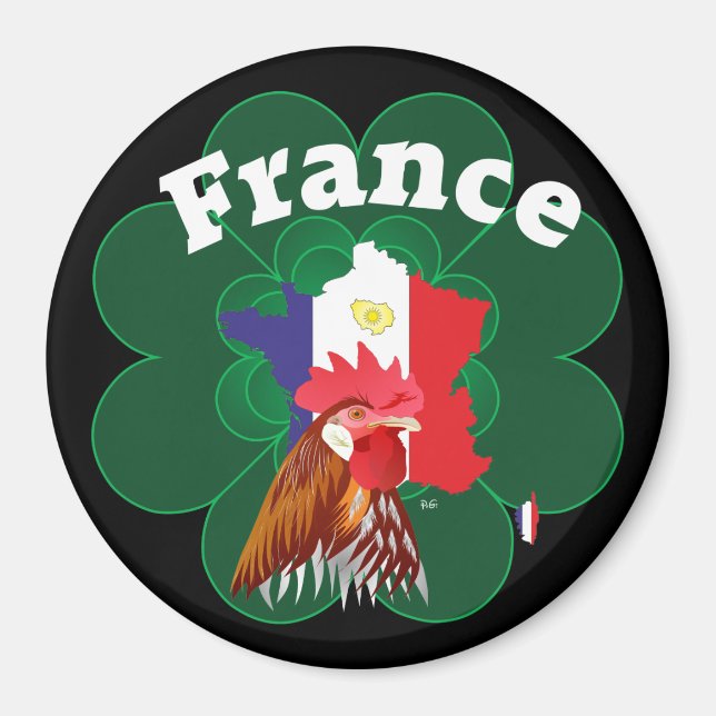 Frankreich Frankrike Francia Magnete Magnet (Framsidan)